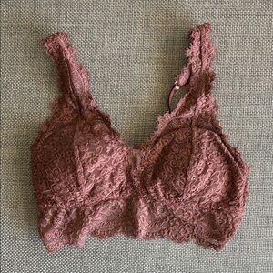 AERIE Lace Bralette in Dusty Rose - never worn